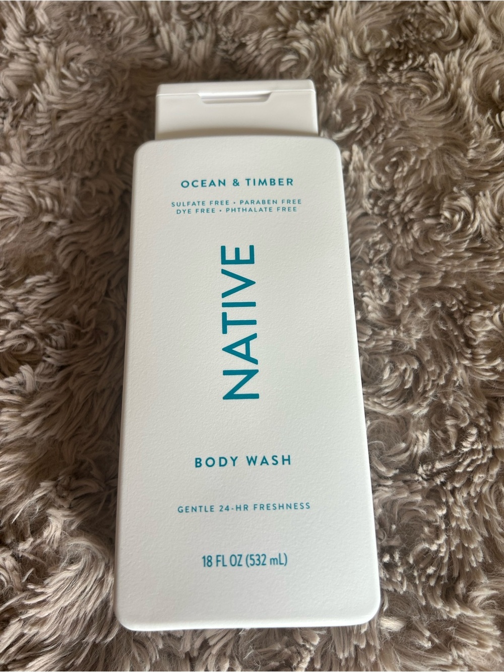 Native Ocean & Timber Body Wash - White and Teal